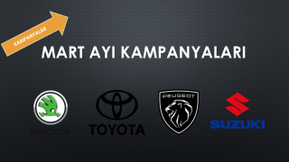 Sıfır otomobillerde en cazip Mart ayı kampanyaları hangileri?