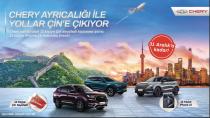 Chery alana Çin Seddi Gezisi Hediyesi
